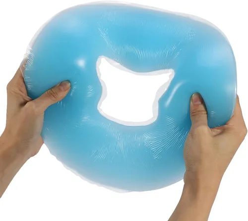 Miniatura 4 de Yosoo Health Gear Almohada de almohada de silicona para mesa de masaje, relajación facial suave para salón de belleza, spa en casa (azul)