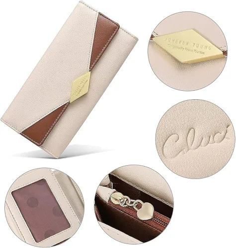 Miniatura 7 de CLUCI Mochila para mujer, paquete de cuero de grano completo curtido vegetal con cartera para mujer