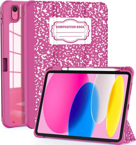 Miniatura 16 de OKP Funda para iPad de 11ª generación de 11 pulgadas (A16) 2025, para iPad de 10.9 pulgadas de 10.ª generación 2022, funda protectora delgada y Rosa