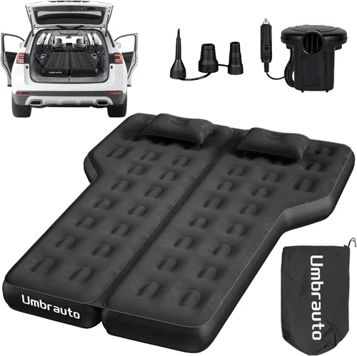 Miniatura 11 de Umbrauto Truck Bed Air Mattress Inflatable Pickup Camping Airbed for 5.5-5.8ft Full Size Short Truck Bed Road Trip Sleeping Pad with Pump for