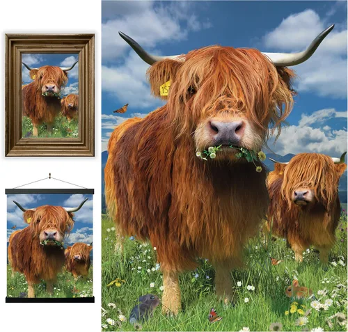 Miniatura 98 de Impresiones de arte de pared lenticular 3D LiveLife - El amor de un padre de Deluxebase. Póster 3D de león sin marco. Decoración de pared perfecta.