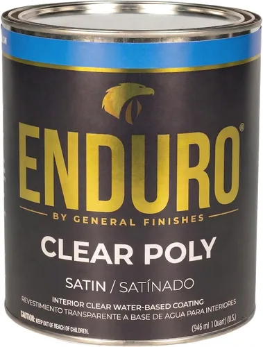Miniatura 7 de General Finishes Enduro Poliuretano transparente a base de agua, 1 galón, mate Plano