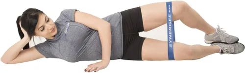 Miniatura 4 de Synergee Mini bandas de resistencia para ejercicio físico que funcionan mejor cuando entrenas en casa o en el gimnasio c) Paquete verde de 10