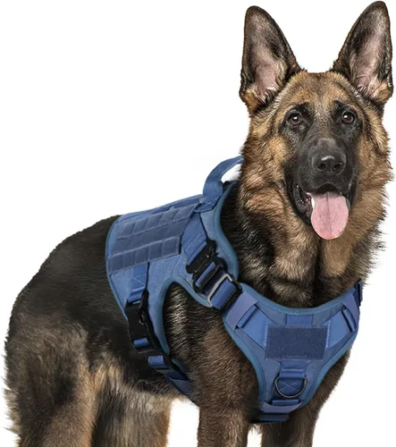 Miniatura 12 de rabbitgoo - Arnés táctico para perros pequeños, arnés resistente para mascotas con asa, chaleco de servicio sin tirones para razas pequeñas, chaleco