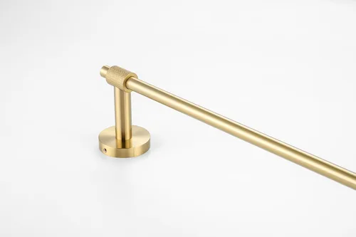 Miniatura 7 de Toallero individual – Serie Avant, colgador de toallas de baño de acero inoxidable, resistente, barra individual montada en la pared con diseño