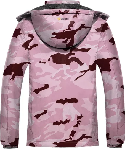Miniatura 2 de GEMYSE - Chaqueta de esquí y nieve para mujer diseño impermeable y resistente al viento para invierno