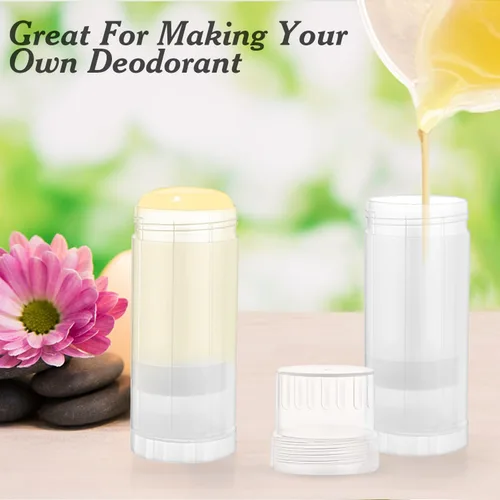 Miniatura 5 de 12 recipientes vacíos de desodorante de 2.0 fl oz/2 oz para barra de lápiz labial, lápiz labial, barra de protección solar, translúcido