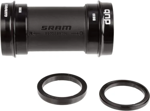 Miniatura 3 de SRAM SRAM MTB Press Fit GXP - Conjunto de escudo y arandela ondulada, color plateado
