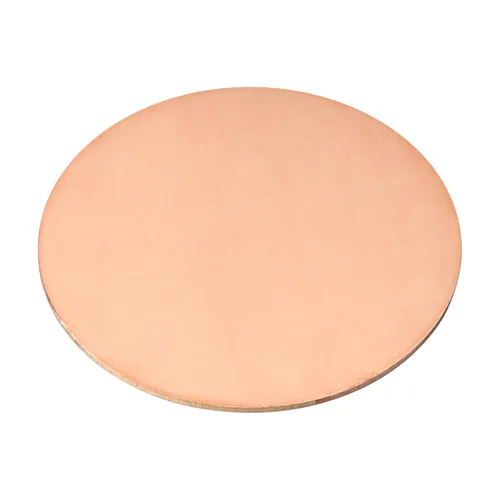 Miniatura 7 de uxcell Hoja de cobre puro, 4 piezas de 2 x 0.04 pulgadas, calibre 18 T2, placa redonda de metal de cobre para manualidades, reparaciones eléctricas