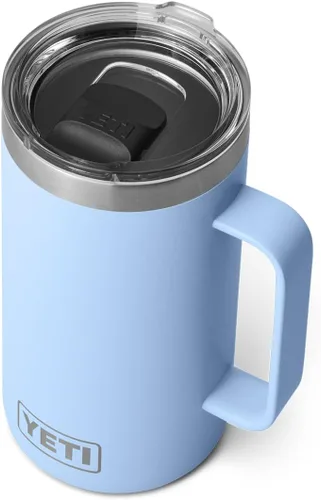 Miniatura 19 de YETI Rambler - Taza de acero inoxidable aislada al vacío con tapa MagSlider, 24 onzas Blanco