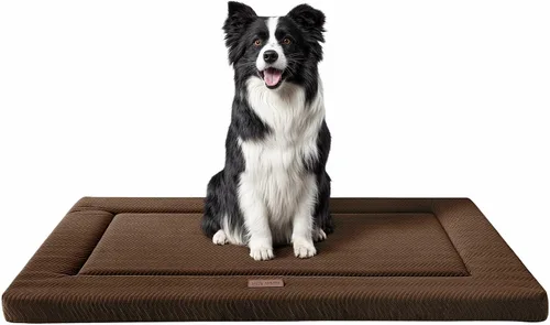 Miniatura 7 de WESTERN HOME Cama grande para perros, camas grandes para perros con felpa suave y ondulada, cómoda, antideslizante, lavable, alfombra para mascotas