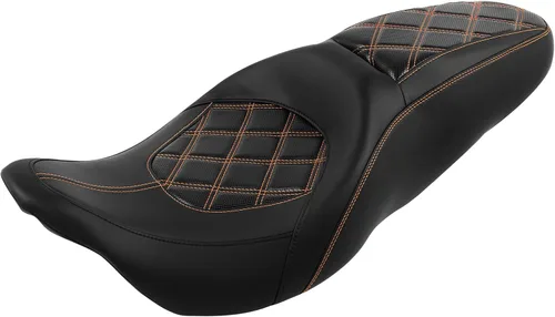 Miniatura 18 de TCT-MOTORPARTS Asiento de pasajero negro para Harley Touring Electra Glide 2009-2023