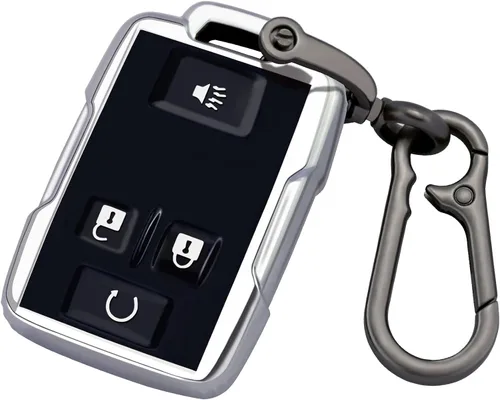 Miniatura 11 de XIYANG TRADE funda para llavero de Chevy con llavero, carcasa de llave de TPU con protección completa compatible con llave remota GMC Chevy Colorado