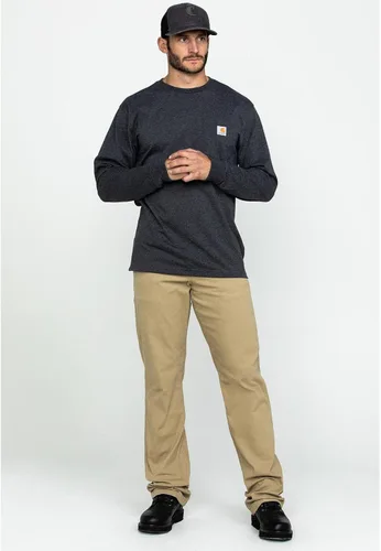 Miniatura 6 de Carhartt - Camisa de ajuste holgado para hombre, pesada, de manga larga y con bolsillo