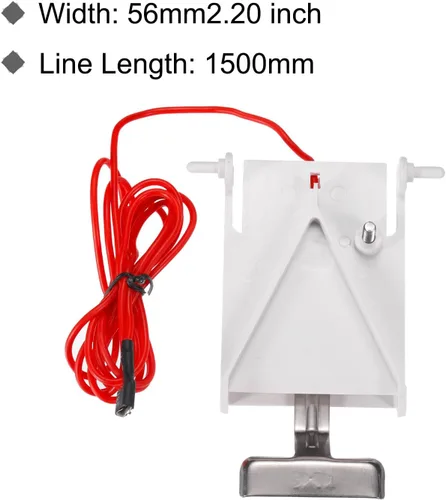 Miniatura 2 de MECCANIXITY Sonda de control de espesor de hielo de boca plana Sensor de espesor de hielo 59.1 in línea para máquina de hielo 2PCS