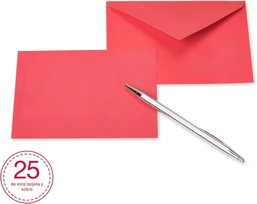 Miniatura 3 de American Greetings Tarjetas en blanco de un solo panel con sobres, colores arcoíris (200 unidades)