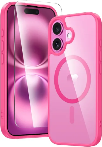 Miniatura 8 de FNTCASE Funda para iPhone 13 Pro-Max: Fundas magnéticas transparentes compatibles con Magsafe Slim anti amarillamiento protección contra caídas