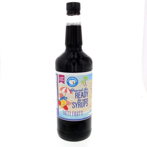 Miniatura 69 de Hypothermias Wild Cherry - Jarabe de sabores de cono de nieve hawaiano listo para usar (128 onzas líquidas), hielo afeitado, 100% azúcar de caña pura