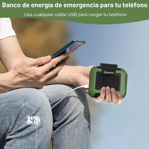 Miniatura 5 de Ventilador de cintura portátil – Batería de 6000 mAh, 3 velocidades, flujo de aire fuerte, hasta 16 horas de tiempo de trabajo, ventilador portátil