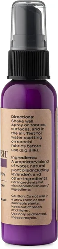 Miniatura 7 de Cannabolish Spray eliminador de olores de lavanda y ambientador, 2 onzas líquidas. Tamaño de viaje