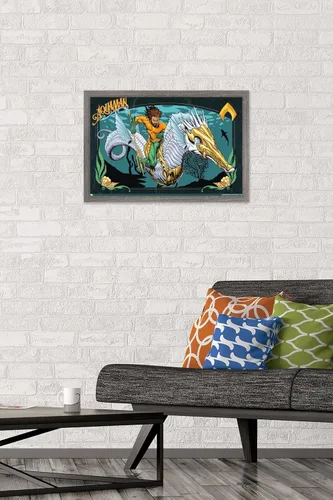 Miniatura 2 de Trends International DC Comics Movie Aquaman y el Reino Perdido - Póster de pared con ilustración de Aquaman, 14.72 x 22.37 pulgadas, versión