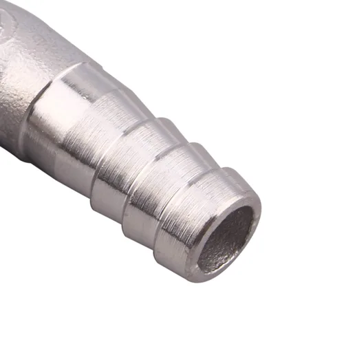 Miniatura 4 de Púa de manguera de 1/2 pulgada x 1/2 pulgada macho NPT acero inoxidable codo de 90 grados rosca de púas accesorio de tubería (paquete de 2)