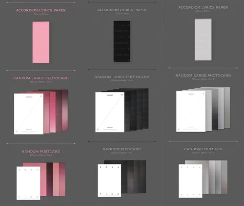 Miniatura 4 de Dreamus Black Pink - BORN PINK [versión de caja] 2do álbum + póster plegado [edición coreana] (PINK Ver.), YGP0181