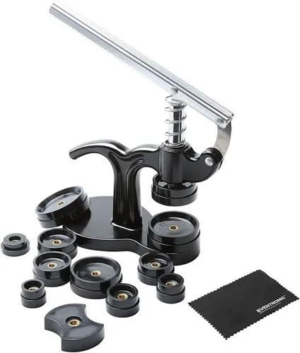 Miniatura 7 de Versión combinada kit de herramientas de reparación de relojes Eventronic + juego de prensa de reloj, juego de herramientas de barra de resorte