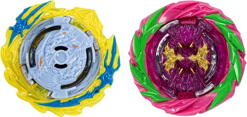 Miniatura 2 de Beyblade Burst QuadStrike Fierce Bazilisk B8 y Hydra Kerbeus K8 Trompo Giratorio Paquete Doble, 2 Trompos de Juego de Batalla para Niños de 8 Años