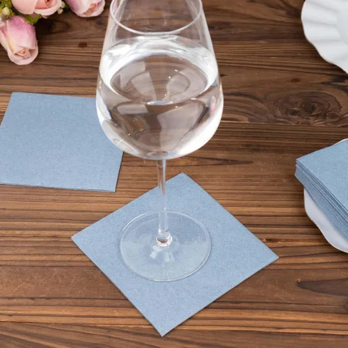 Miniatura 15 de Efavormart - Paquete de 20 servilletas de papel Airlaid suaves de lino de color burdeos, altamente absorbentes, desechables Borgoña