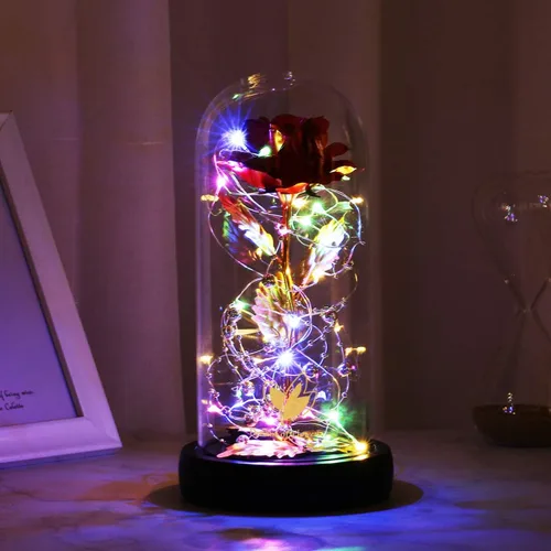 Miniatura 9 de Rosa preservada para el Día de la Madre para siempre, regalos para mamá, rosa bella y la bestia, regalos de cumpleaños para mujeres, rosa eterna