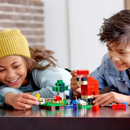 Miniatura 3 de LEGO Minecraft La Granja de Lana 21153 Kit de Construcción (260 Piezas)