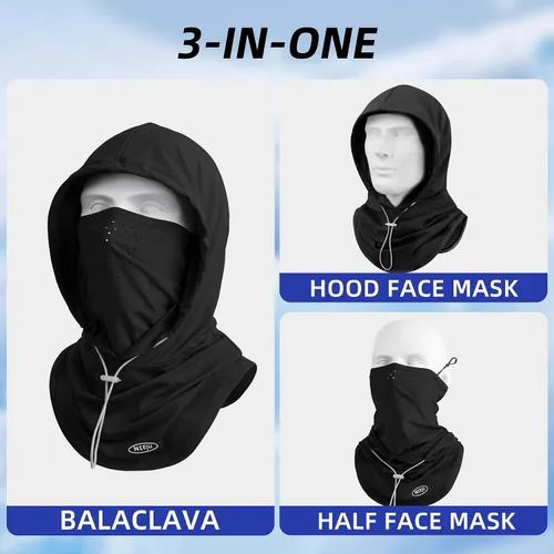 Miniatura 2 de Pasamontañas de verano con agujeros transpirables, protección contra el sol, protección UV, máscara de cabeza completa para hombres y mujeres