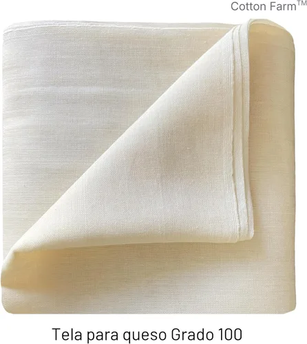 Miniatura 2 de Cotton Farm - Paños de queso precortados, 18 x 18 pulgadas, grado 100, bordes sobrehilados, listos para usar, gasa de muselina para colar y cocinar