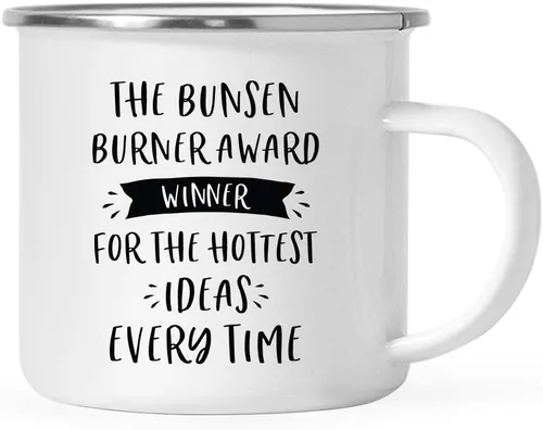 Miniatura 46 de Andaz Press Taza de café de acero inoxidable de 11 onzas con diseño de fogata, regalo divertido para compañero de trabajo, ganador del premio