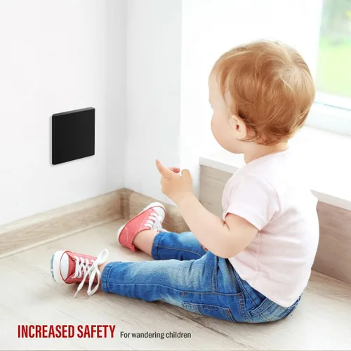 Miniatura 2 de ENERLITES Placa de Pared Doble Ciega Sin Tornillos, Cubierta de Tomacorriente de Dispositivo Ciego de Dos Posiciones Segura para Niños