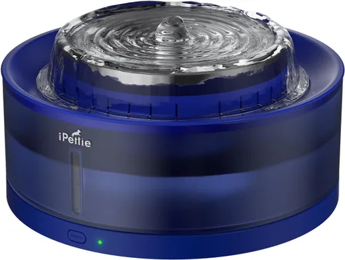 iPettie Fuente de agua para pasteles, dispensador automático de gran capacidad de 8L/2.1 galones, purificador de agua filtrado con bomba inalámbrica