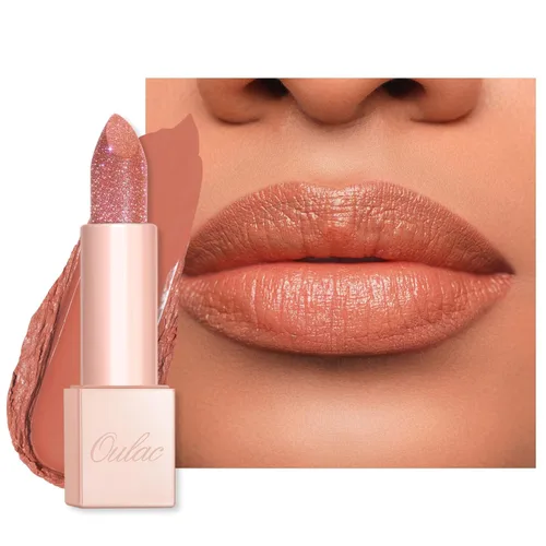 Miniatura 32 de Oulac Lápiz labial hidratante de coral para mujeres Bálsamo labial tintado infundido con ácido hialurónico sódico, maquillaje de labios ligero, PG04