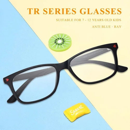 Miniatura 3 de SooGree Gafas de luz azul para niños, lentes de bloqueo de luz azul para adolescentes, niños y niñas, pantalla de computadora, juegos, TV y teléfono