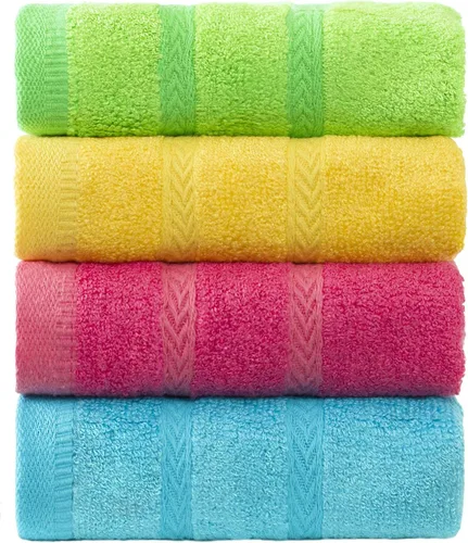Miniatura 7 de MEMRUI Toallas Multicolor para Puntas de los Dedos para Baño - Toallas Faciales para Niños, 10 x 18 Pulgadas, 8 Piezas en 4