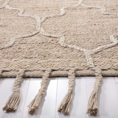 Miniatura 3 de SAFAVIEH Natural Fiber Collection - Alfombra decorativa de 2 pies 3 pulgadas x 4 pies, natural, hecha a mano, rústico, geométrico, marroquí