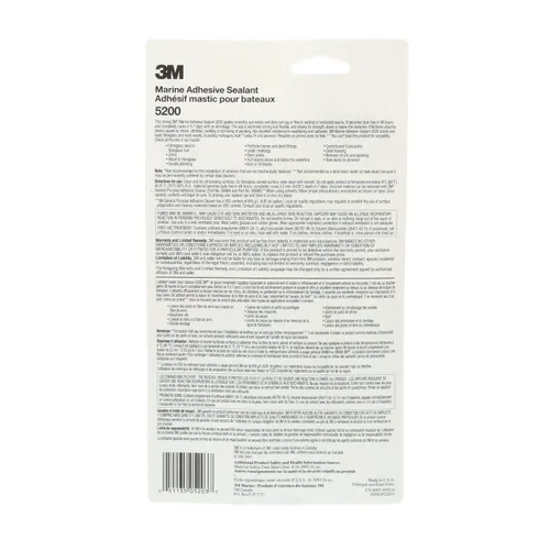 Miniatura 3 de Adhesivo sellador 3M Marine 5200, Blanco, 1