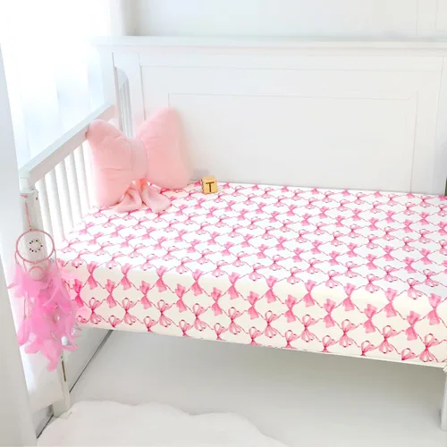 Miniatura 2 de Sábanas para cuna para niñas y niños, sábana bajera ajustable para colchones estándar de cuna y de niño pequeño, ultra suaves y transpirables