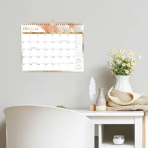 Miniatura 9 de Calendario 2026-2027 – Calendario de pared 2026-2027, de julio de 2026 a diciembre de 2027, 11 x 8.5 pulgadas, con papel grueso, fechas julianas
