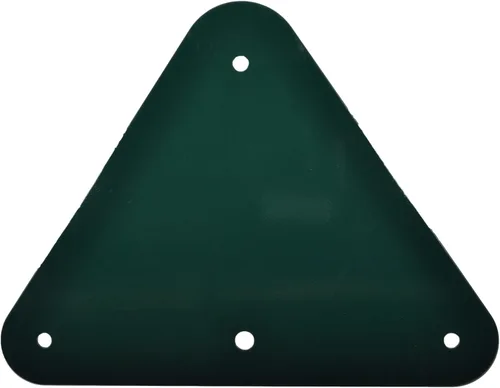 Swing Set Stuff Inc. Soporte de triángulo de acero grande (verde) con logotipo SSS etiqueta engomada Triángulo de acero