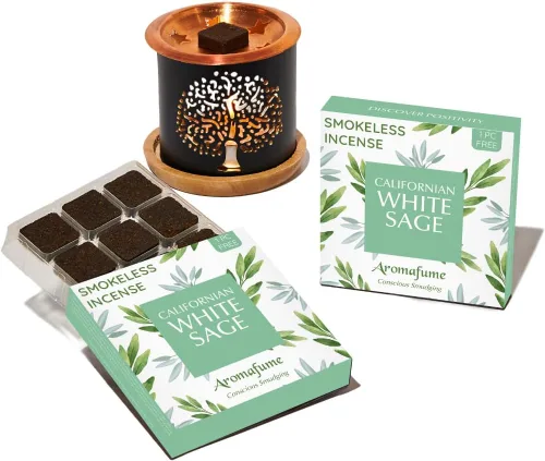Miniatura 10 de Ladrillos y quemador de incienso Nag Champa - Super Set