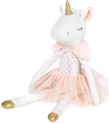 Miniatura 13 de Peluche de conejo de 15 pulgadas para niñas, muñeca de juguete de peluche con vestido rosa a cuadros, bonito juego de muñeca para vestir para niñas