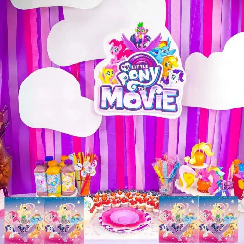 Miniatura 3 de Unique Colorful & Vibrant My Little Pony Loot Bags (8 piezas) – Material de primera calidad, tamaño perfecto para recuerdos de fiesta, ideal