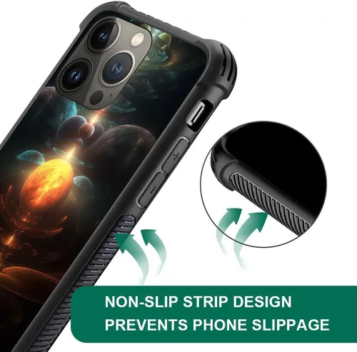 Miniatura 96 de DAIZAG Compatible con iPhone 13 Pro Max, Funda de TPU Protectora Anti-Arañazos Todo En Uno, Fundas para Hombre Mujer - Motivo de Madera Americana