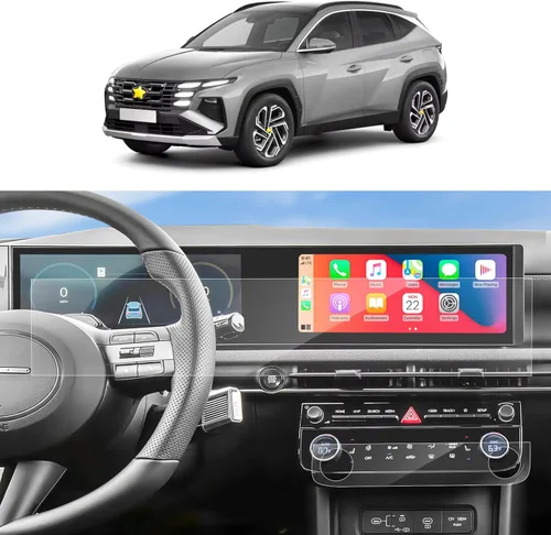 Miniatura 8 de SKTU Protector de pantalla para Hyundai Tucson 2023 2024 de 8 pulgadas para Hyundai Tucson/Hyundai Santa Cruz 2022 2022 2023 2024